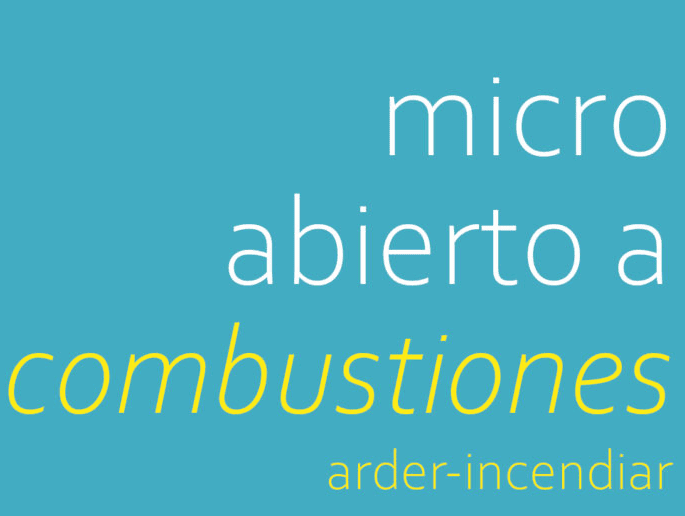 Image for: Combustiones-Micro abierto de poesía