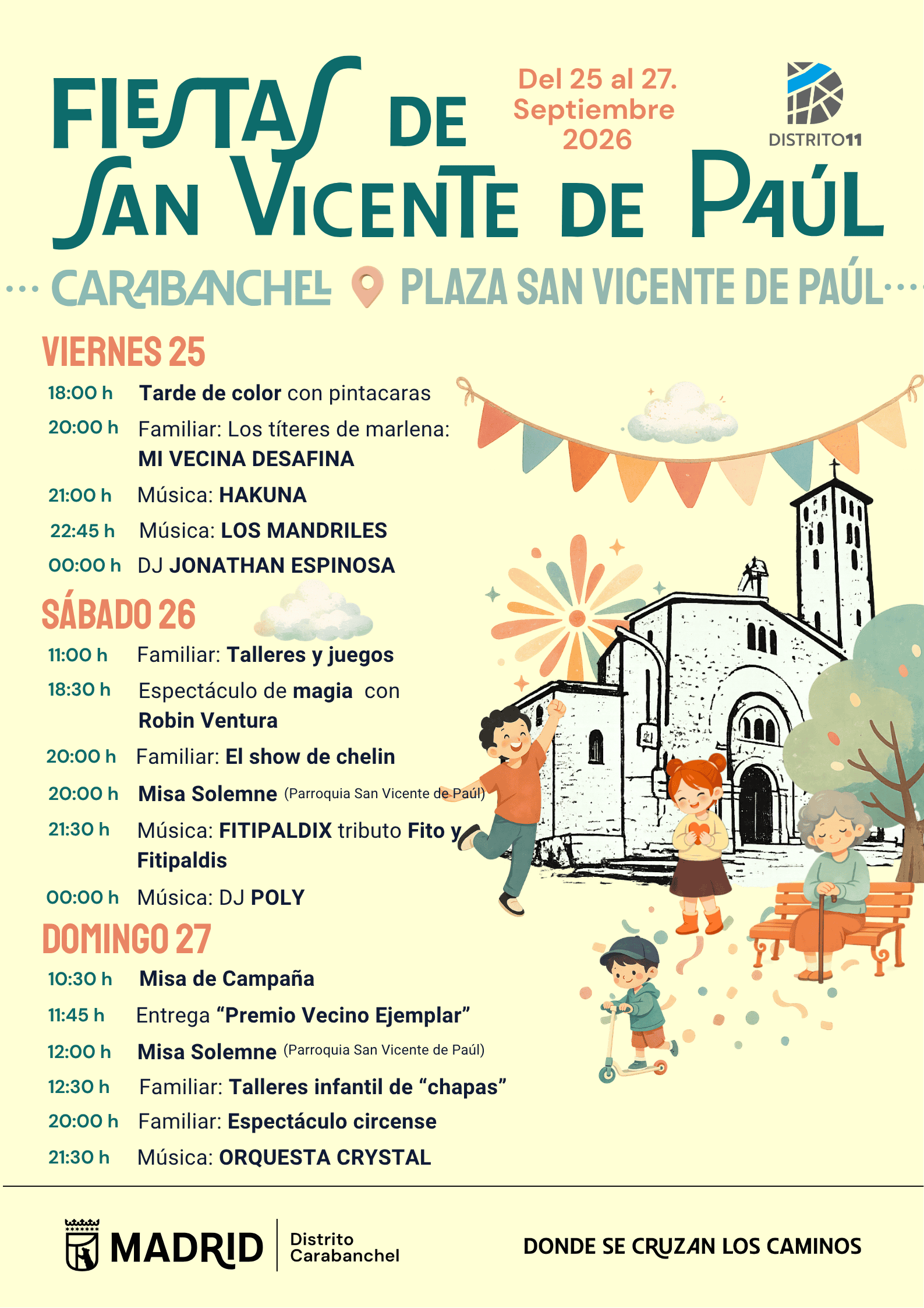 Image for: FIESTAS DE SAN VICENTE DE PAÚL 2026