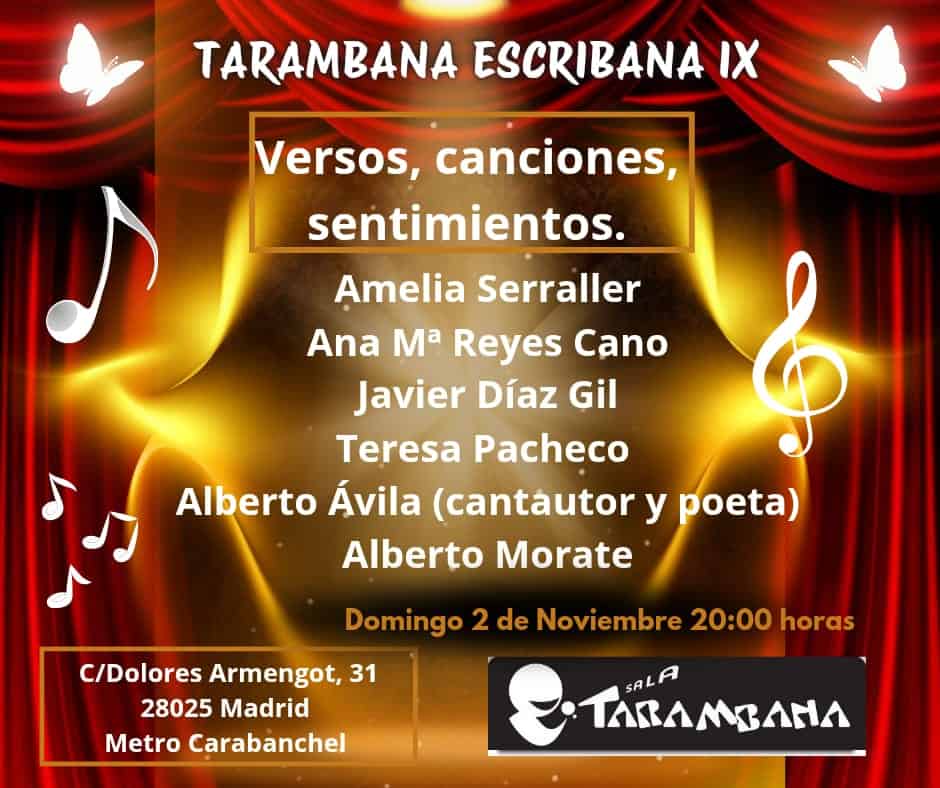 Image for: Tarambana Escribana – Recital poético y musical