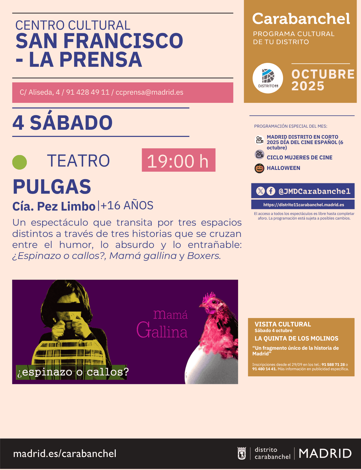 Image for: Obra de Teatro Pulgas de la compañía Pez Limbo