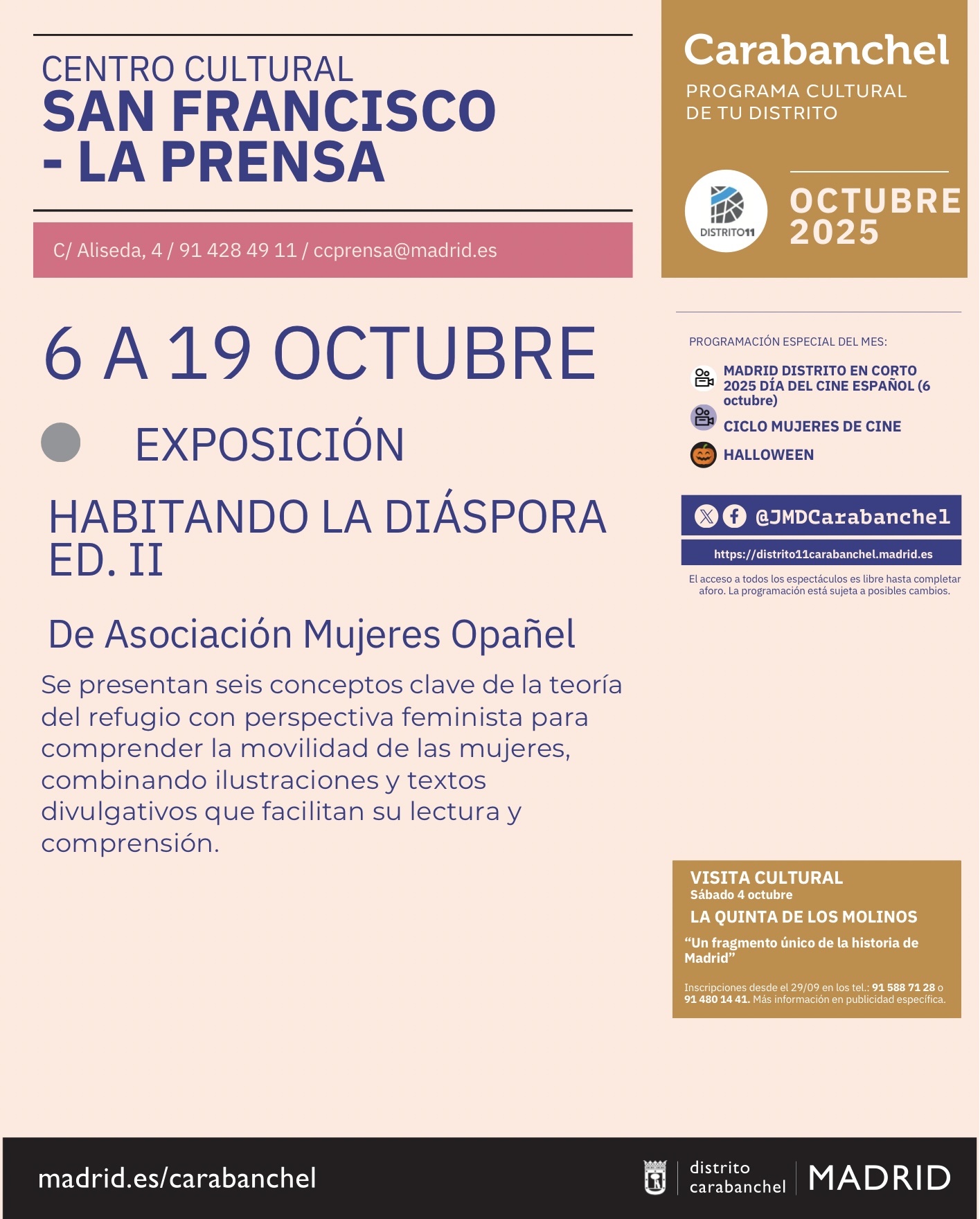 Image for: Exposición Habitando la Diáspora Ed. II de Mujeres Opañel