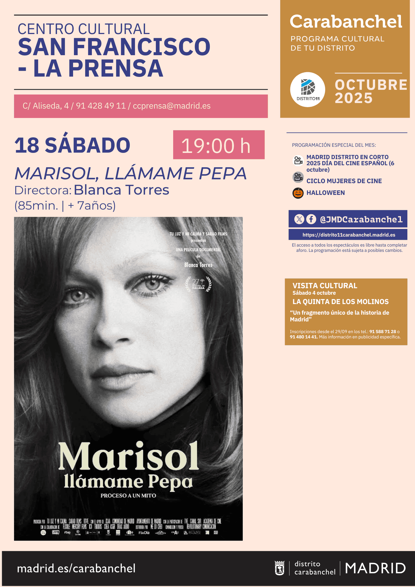 Image for: Ciclo Mujeres de Cine: Marisol, Llámame Pepa