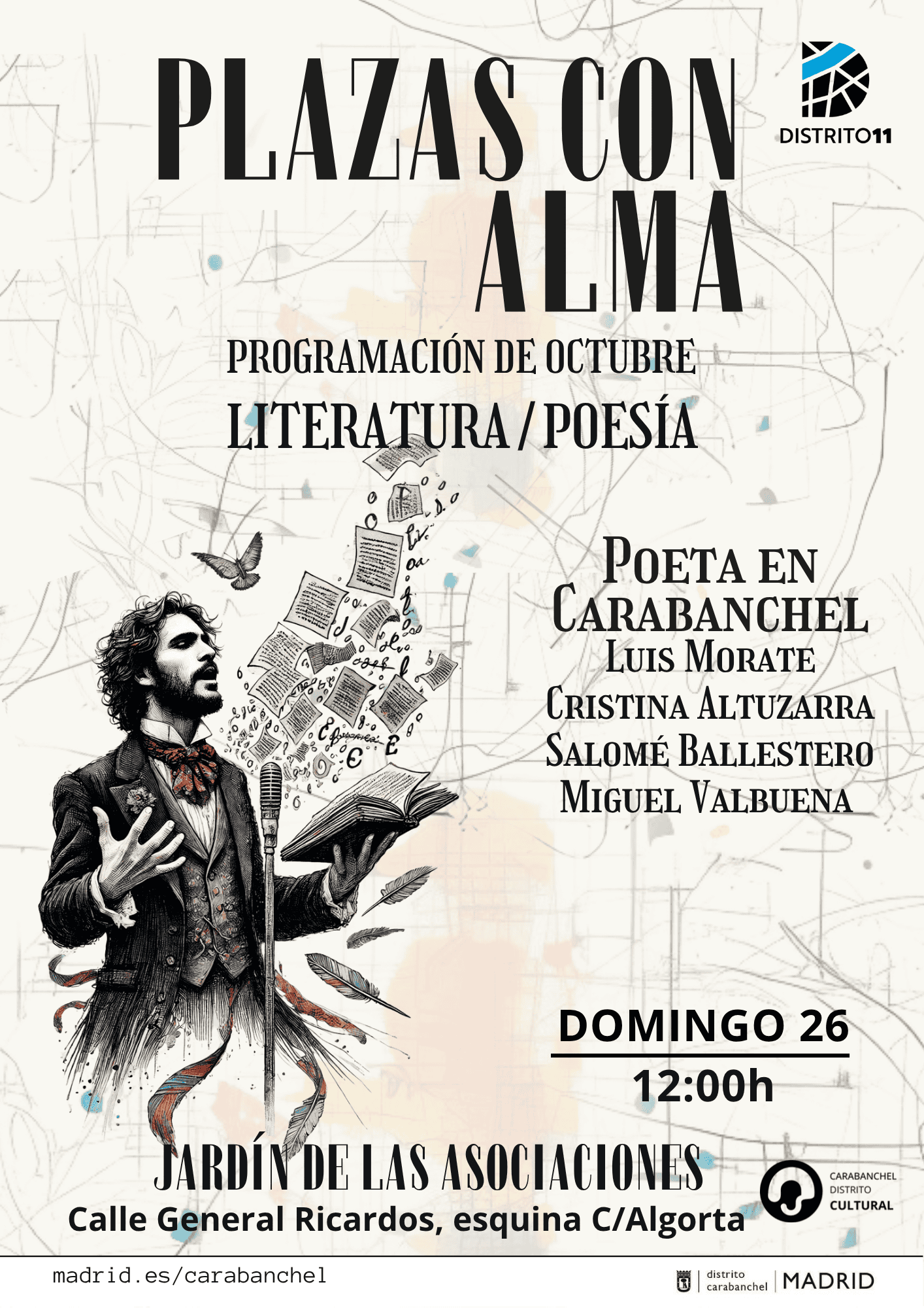 Image for: Encuentro poético Poeta en Carabanchel