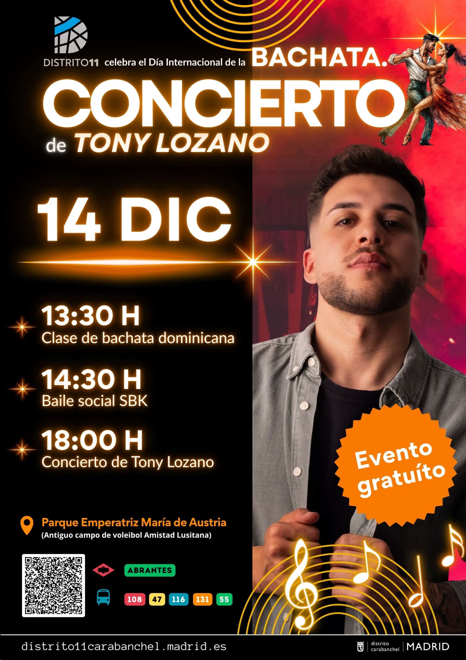 Image for: Concierto de Tony Lozano y baile SBK