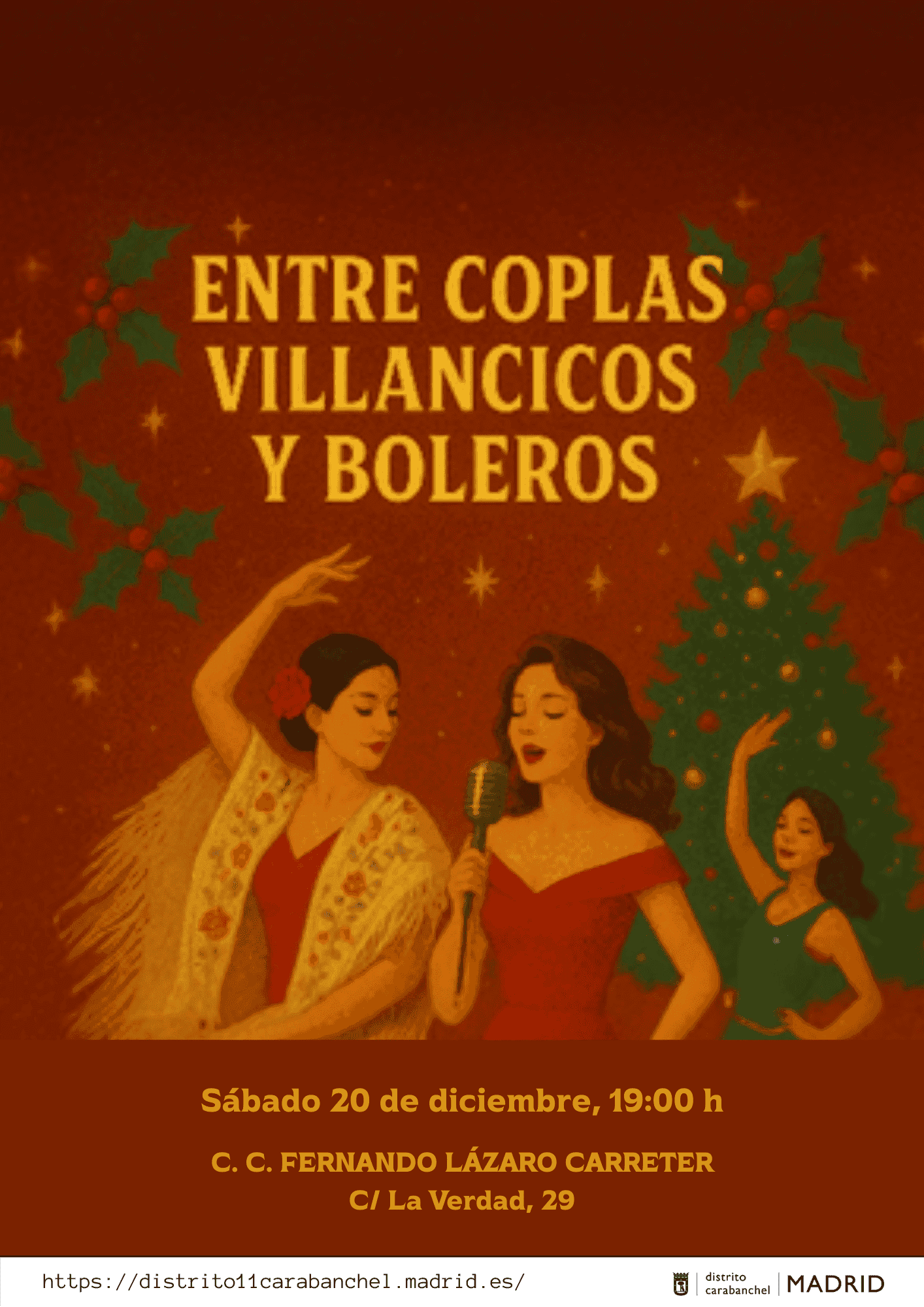Image for: ENTRE COPLAS, VILLANCICOS Y BOLEROS, con Arteshow