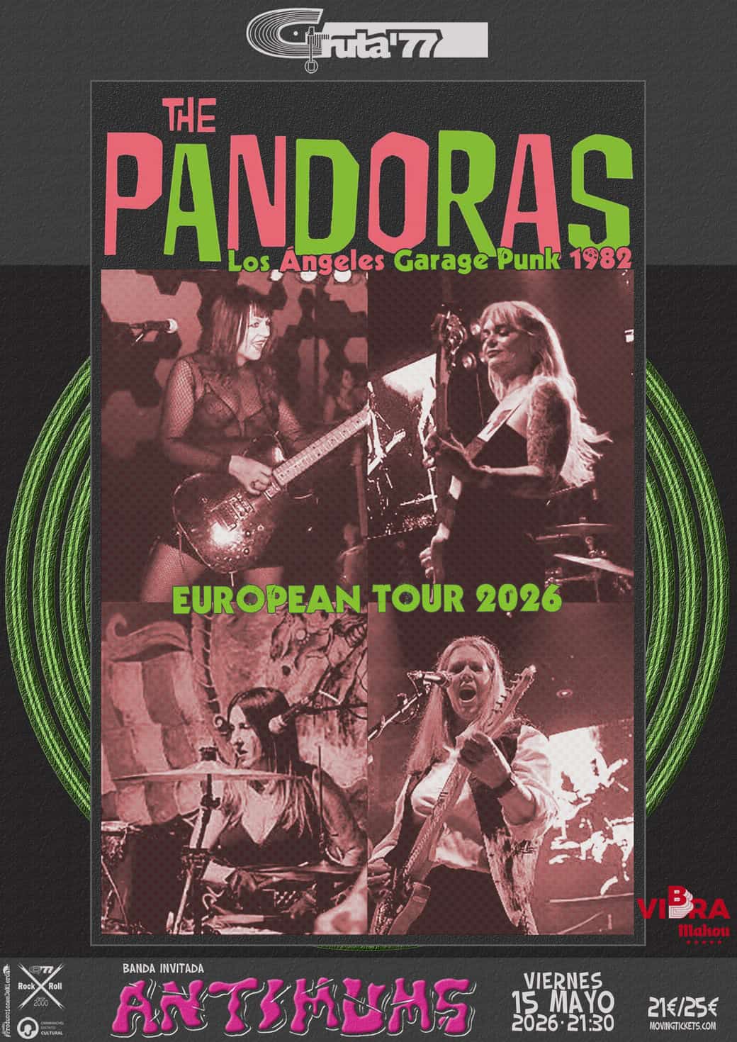 Image for: Título: THE PANDORAS (EEUU) + ANTIMUMS