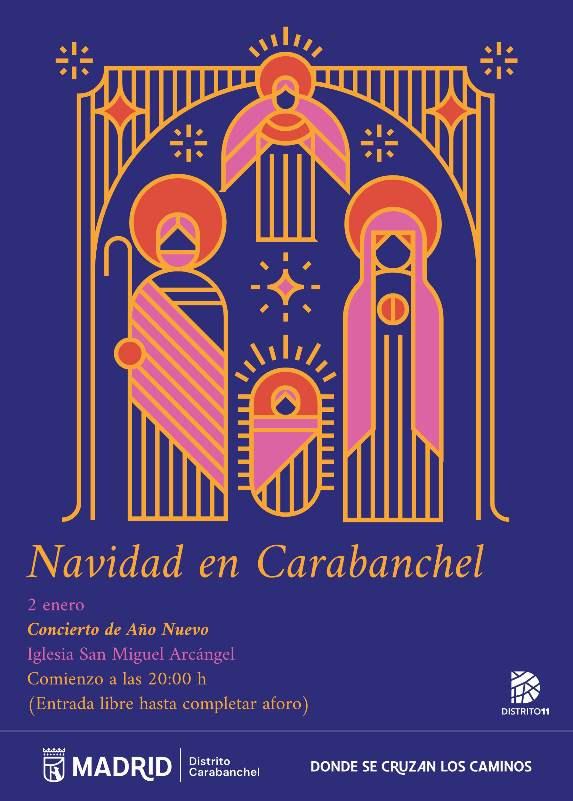 Image for: Concierto de Año Nuevo con «CORAL JÁCARA» Iglesia San Miguel Arcángel