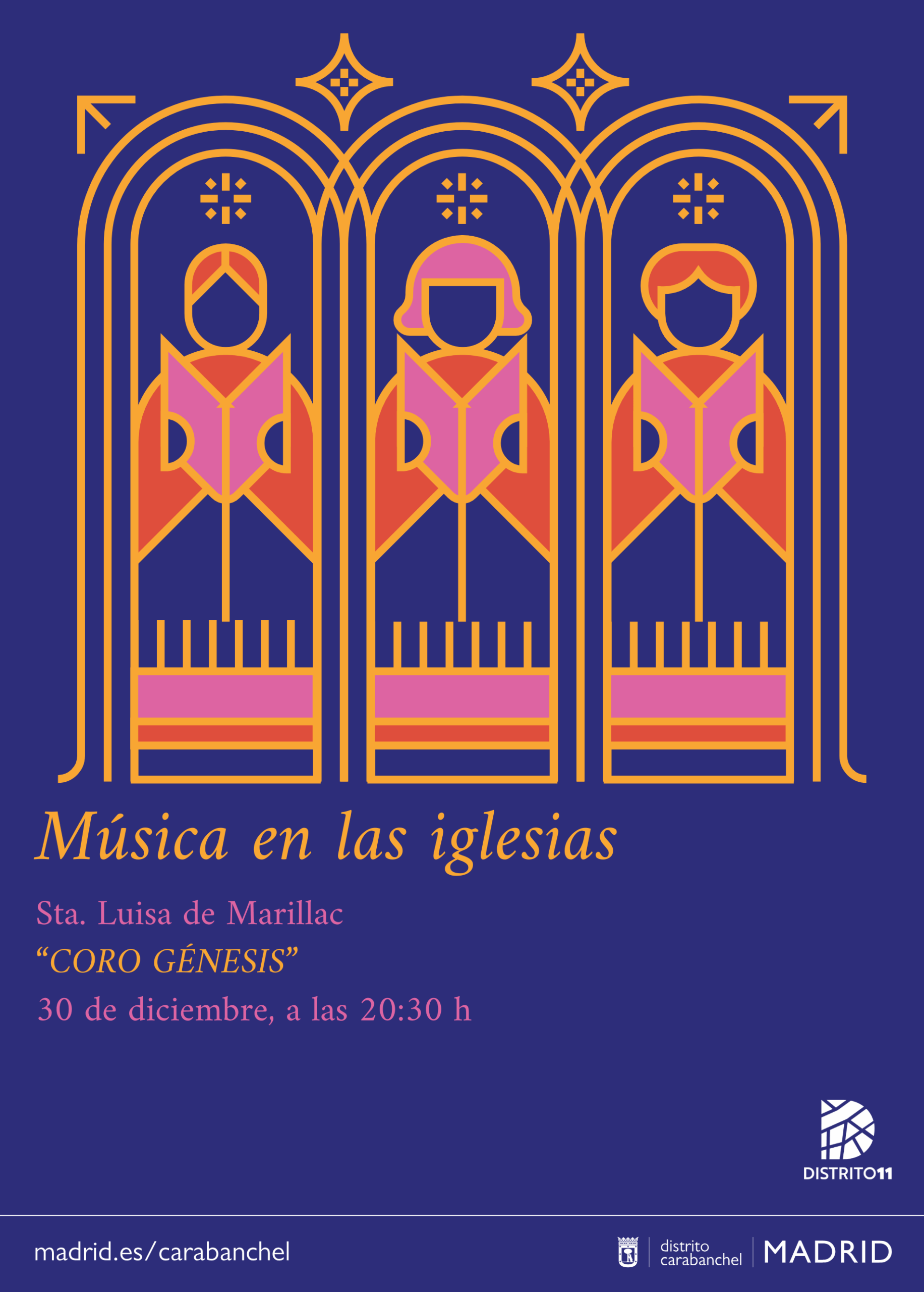 Image for: Concierto del «Coro Génesis» Iglesia Sta. Luisa de Marillac