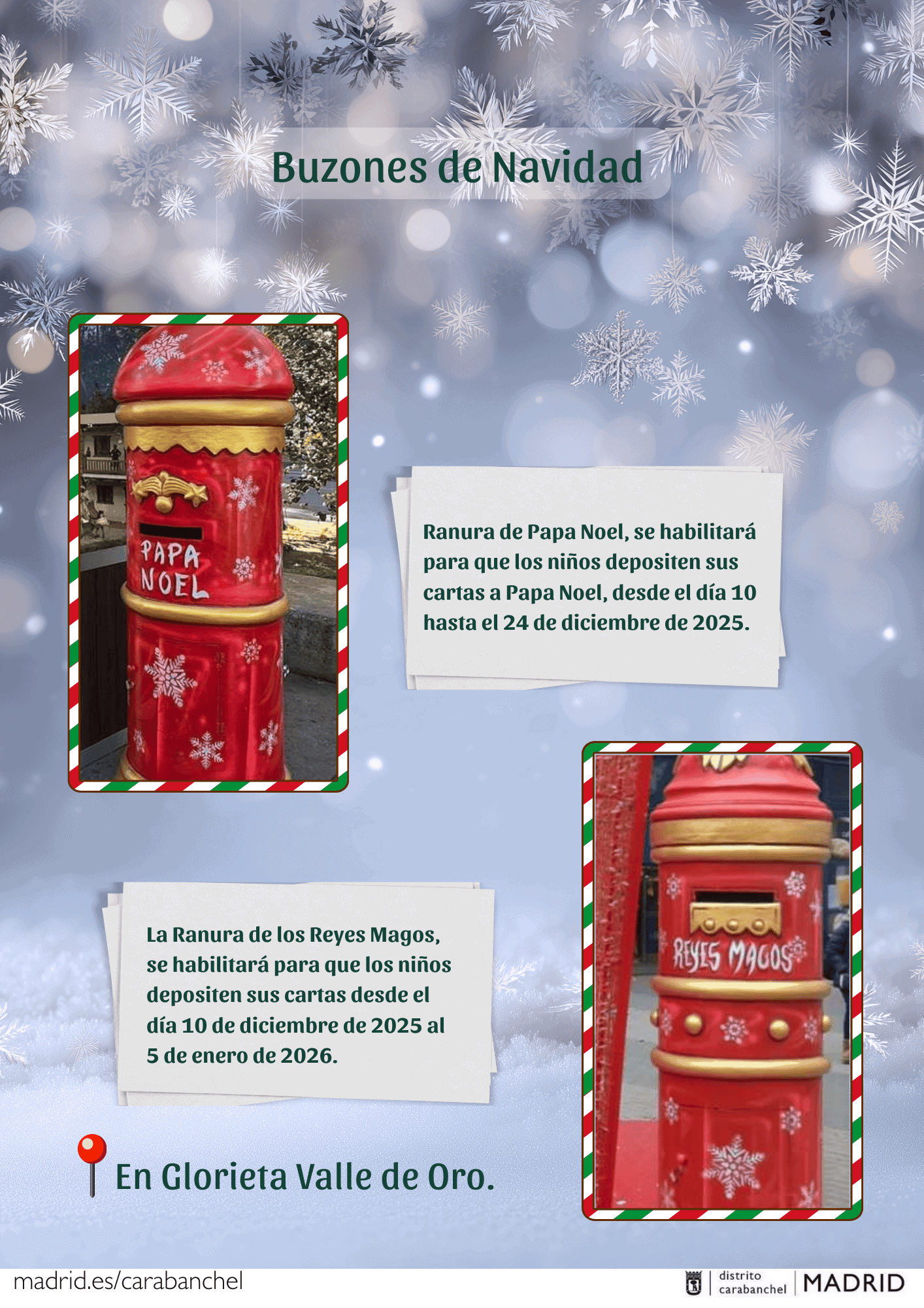 Image for: Buzones de Navidad para Papá Noel y Reyes Magos