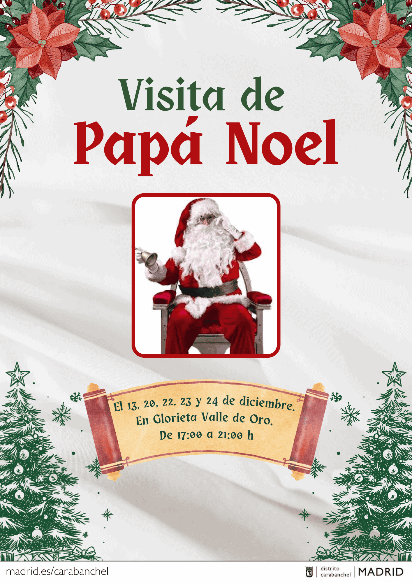 Image for: Visita de Papá Noel – Encuentro en Glorieta Valle de Oro