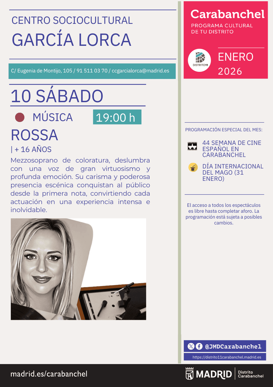 Image for: Recital lírico de la mezzosoprano Rossa