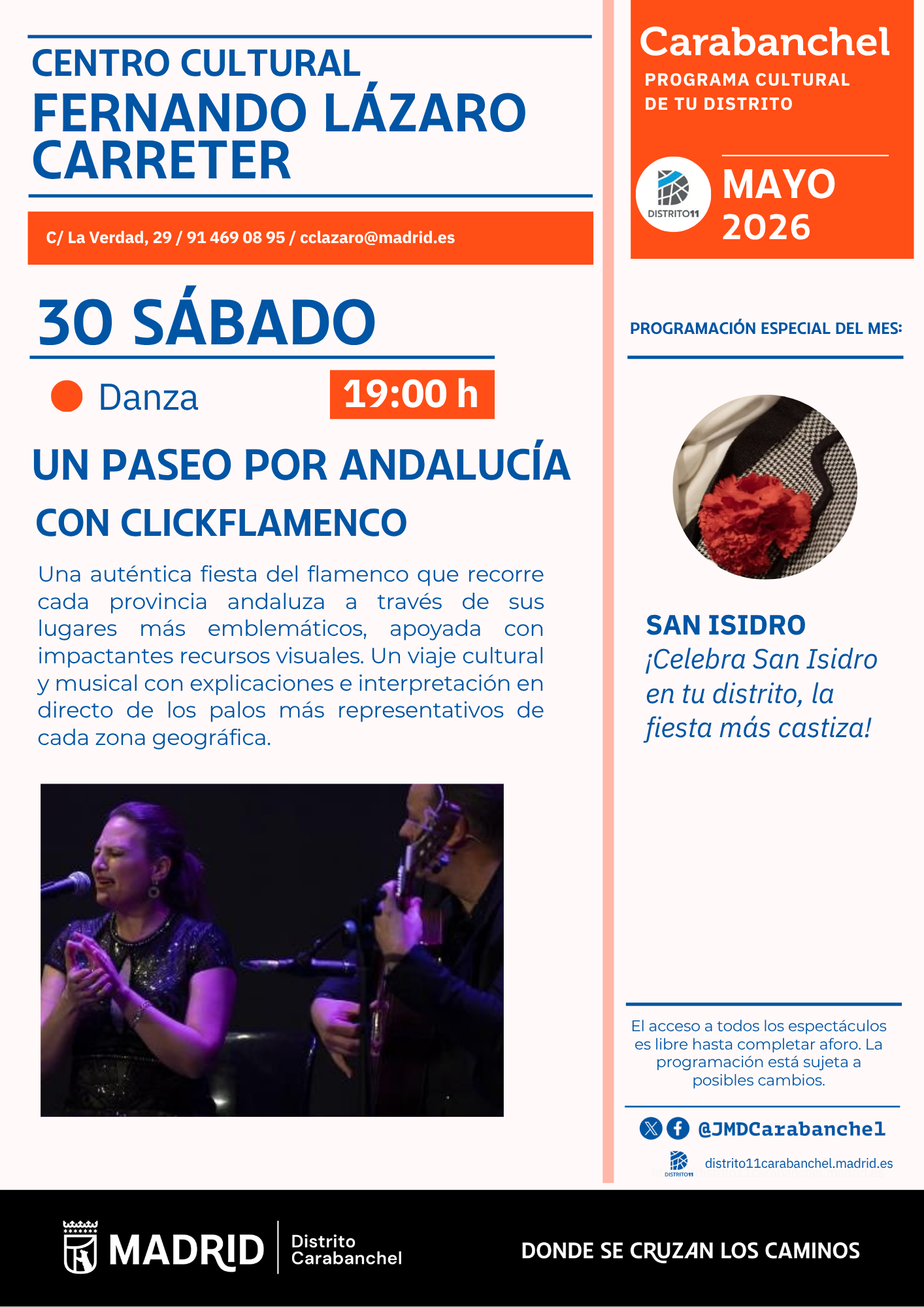 Image for: Danza: Un paseo por Andalucía con Clickflamenco