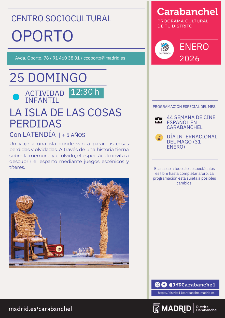 Image for: La Isla de las Cosas Perdidas – Teatro de títeres y esparto