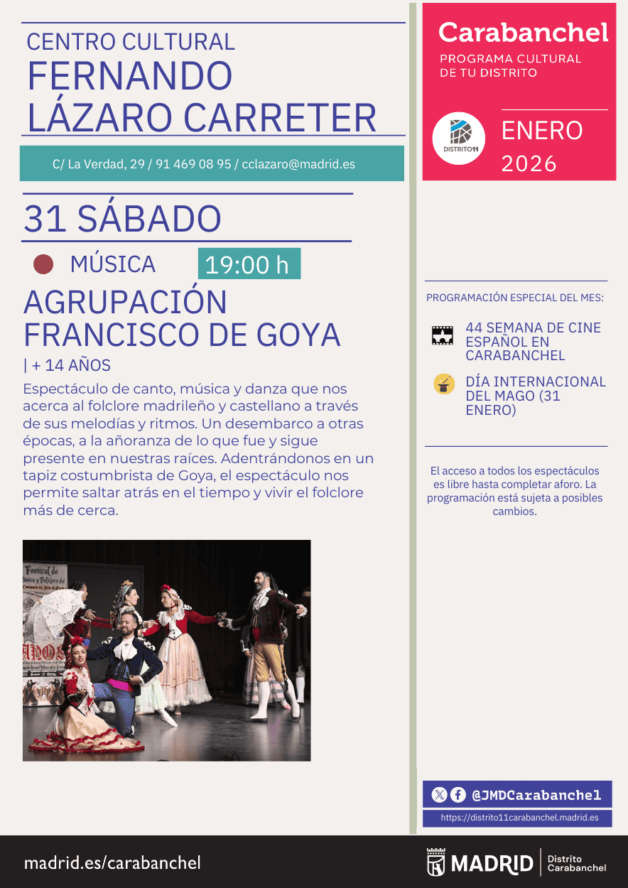 Image for: Agrupación Francisco de Goya – Música y danza tradicional