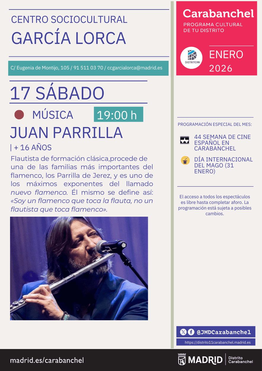 Image for: Juan Parrilla – Concierto de nuevo flamenco