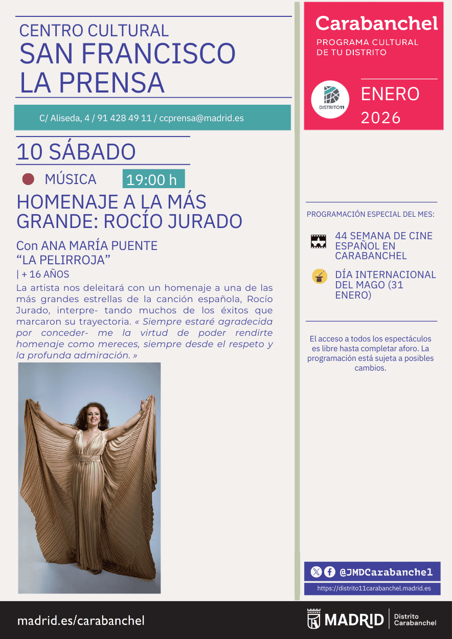 Image for: Concierto tributo «Homenaje a la más grande: Rocío Jurado»