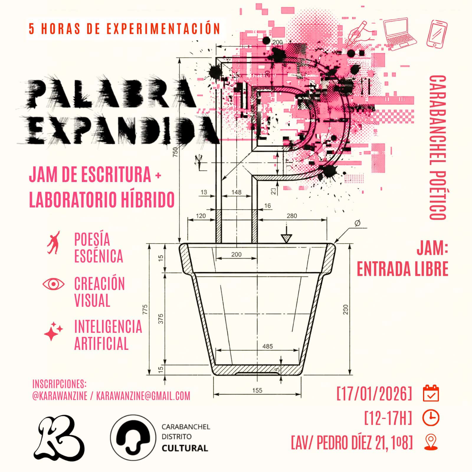 Image for: Jam de Escritura Creativa «El Pulso del Caos»