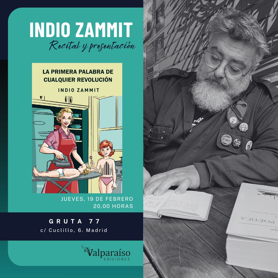 Image for: Presentación y recital de poesía · Indio Zammit