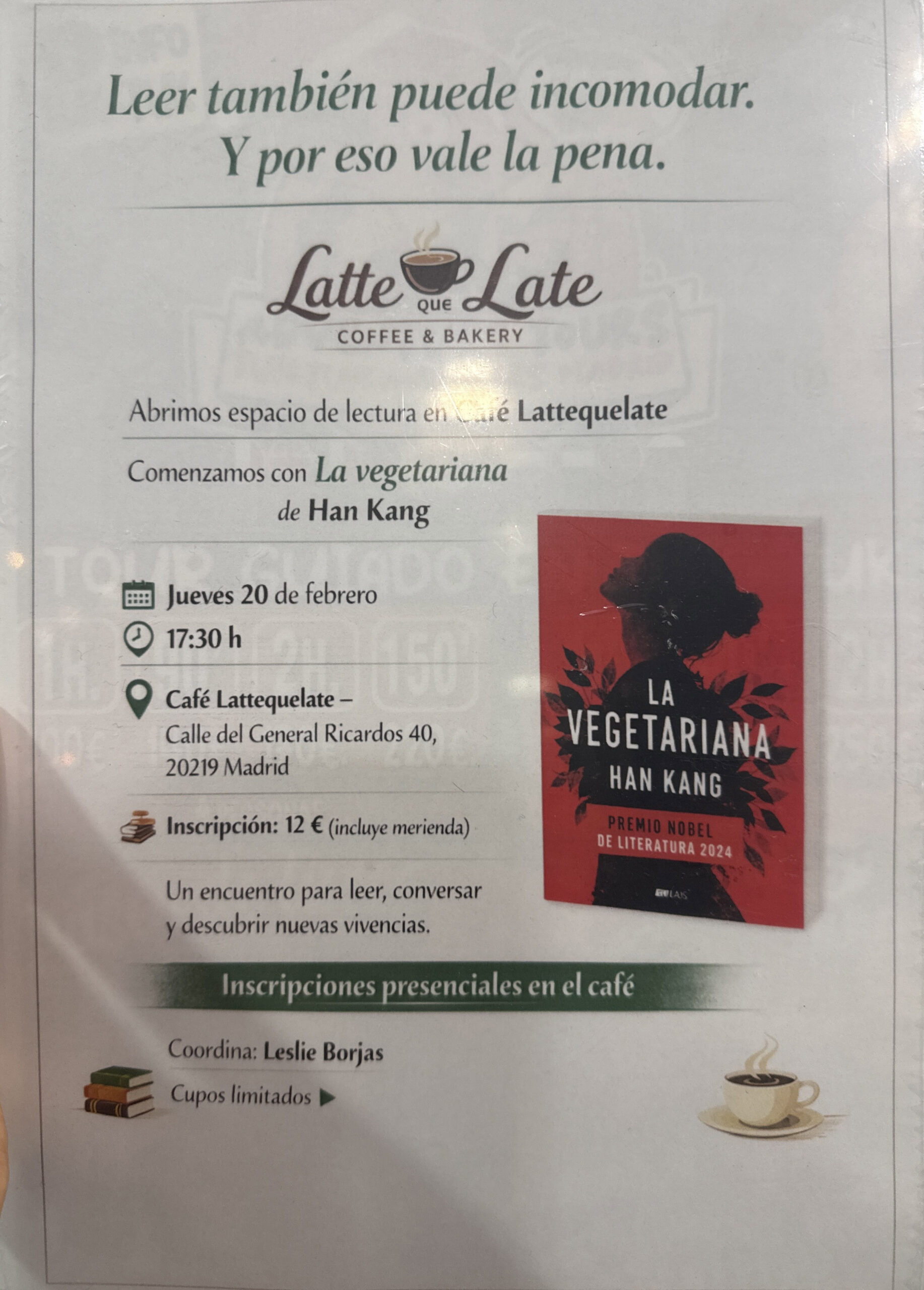 Image for: Cafetería Latte que Late