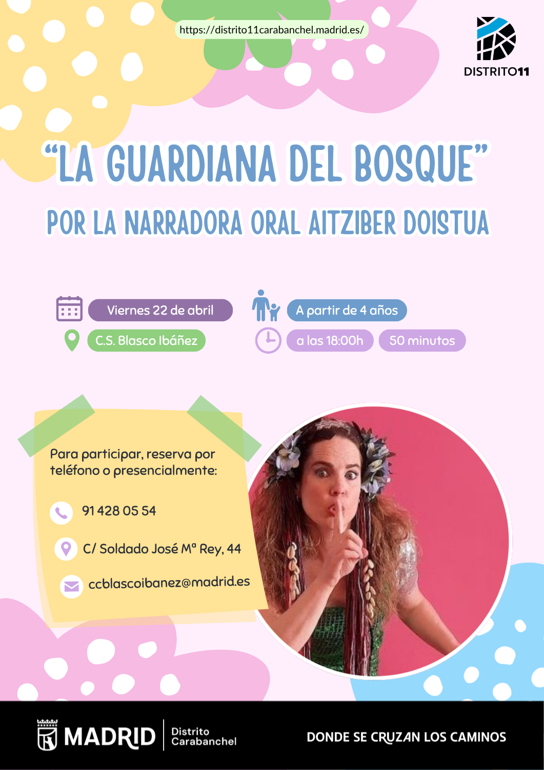 Image for: Cuentacuentos: La Guardiana del Bosque