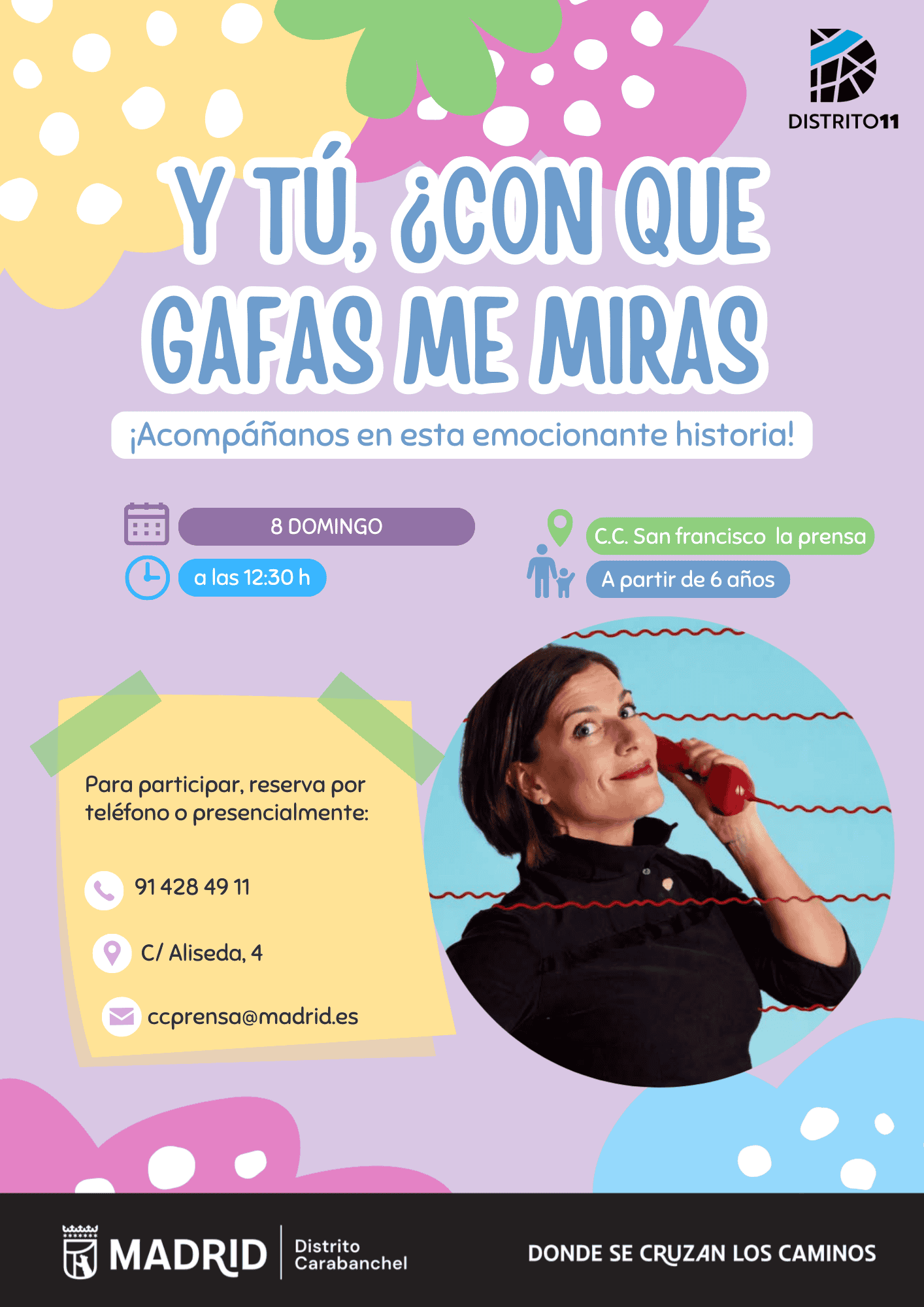 Image for: Cuentacuentos infantil: ¿Y tú, con qué gafas me miras?