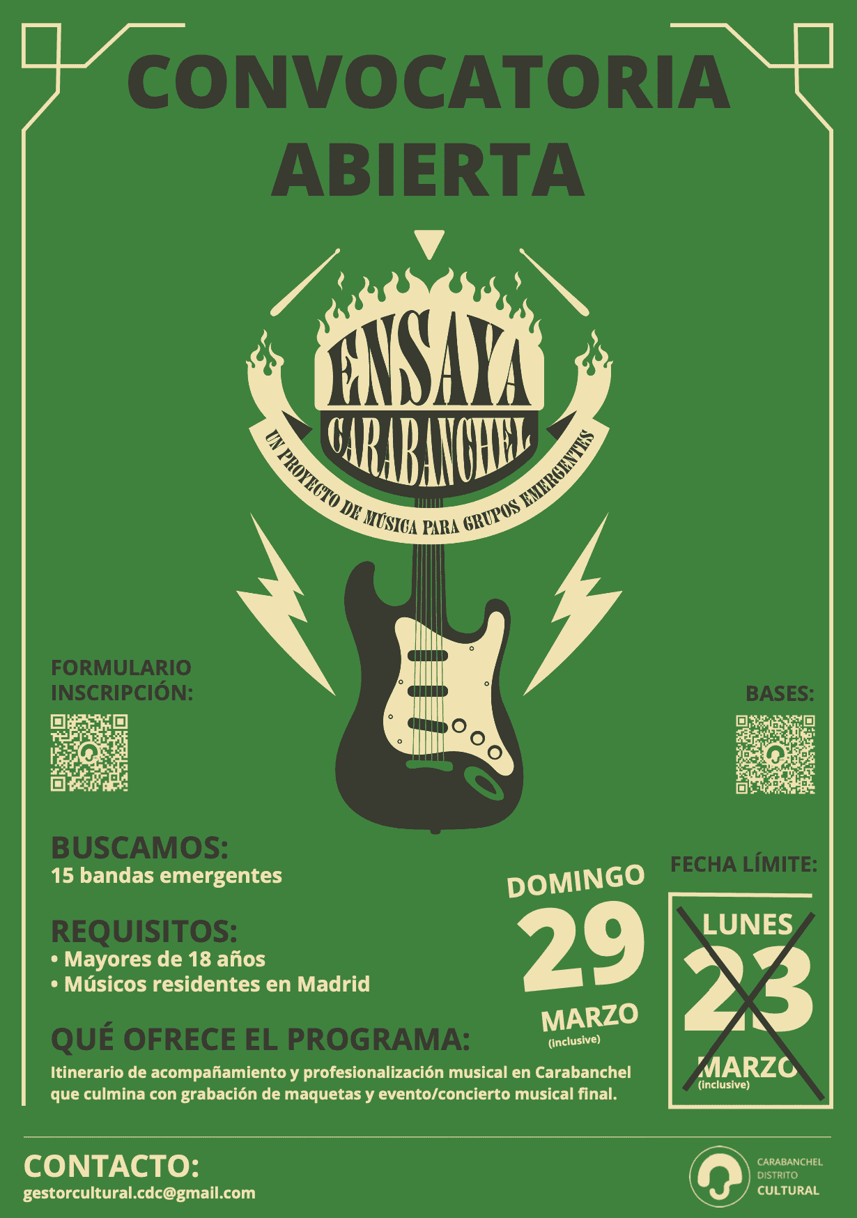 Image for: Convocatoria abierta | Ensaya Carabanchel 2026