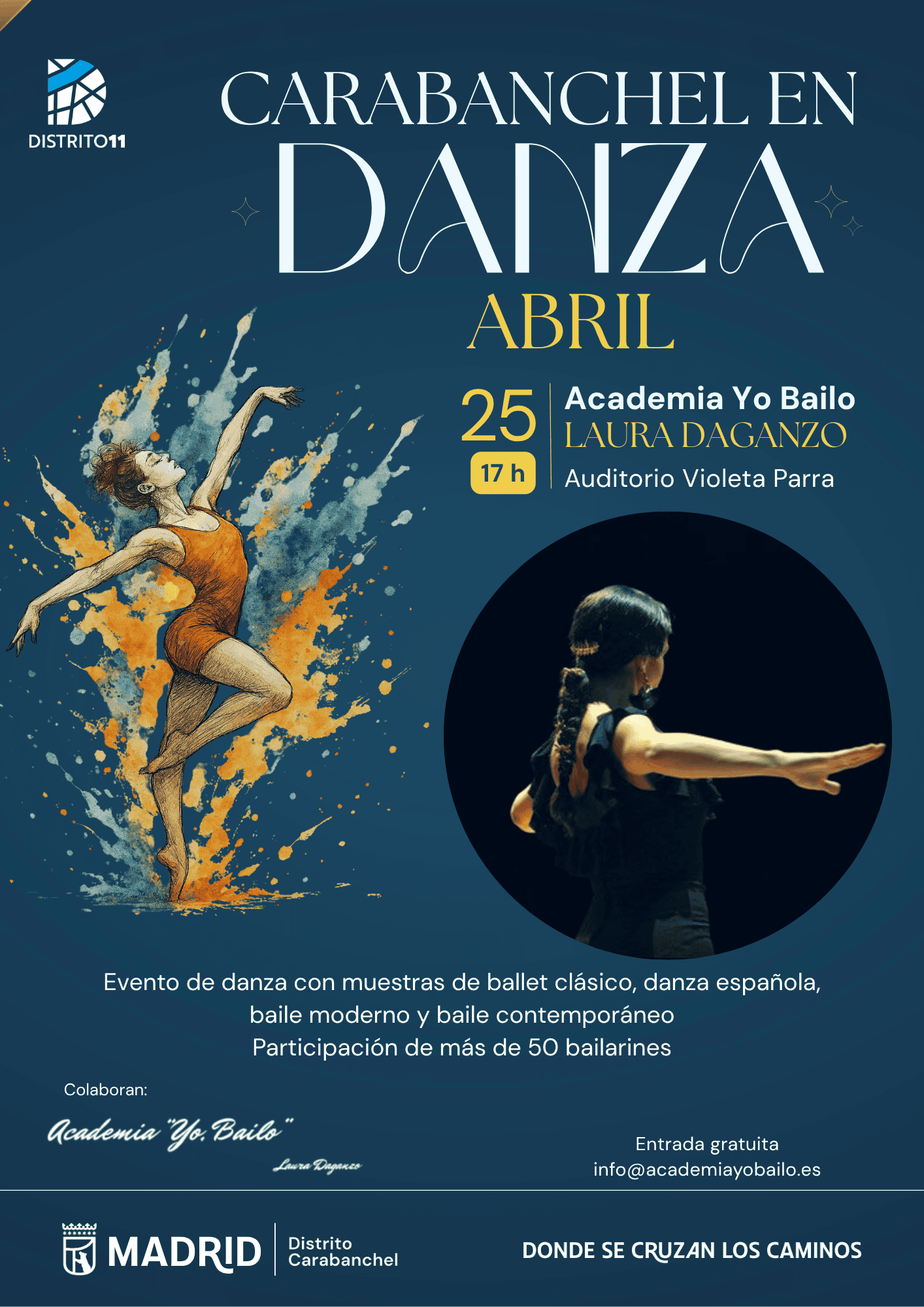 Image for: Carabanchel en Danza – Espectáculo de danza «academia yo bailo»