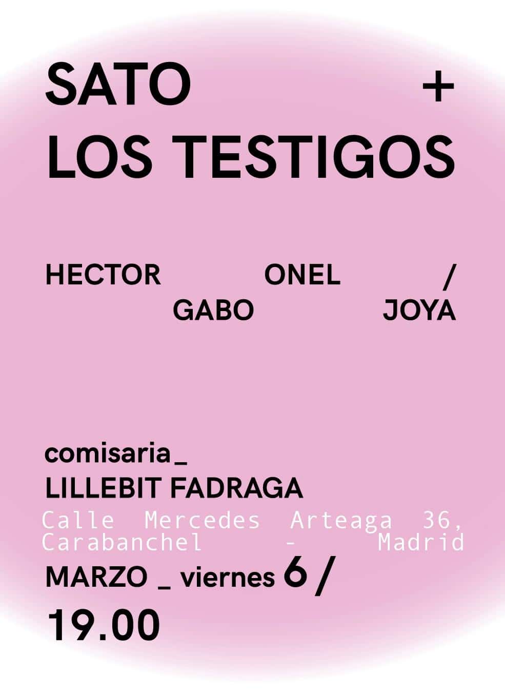 Image for: Sato+Los Testigos