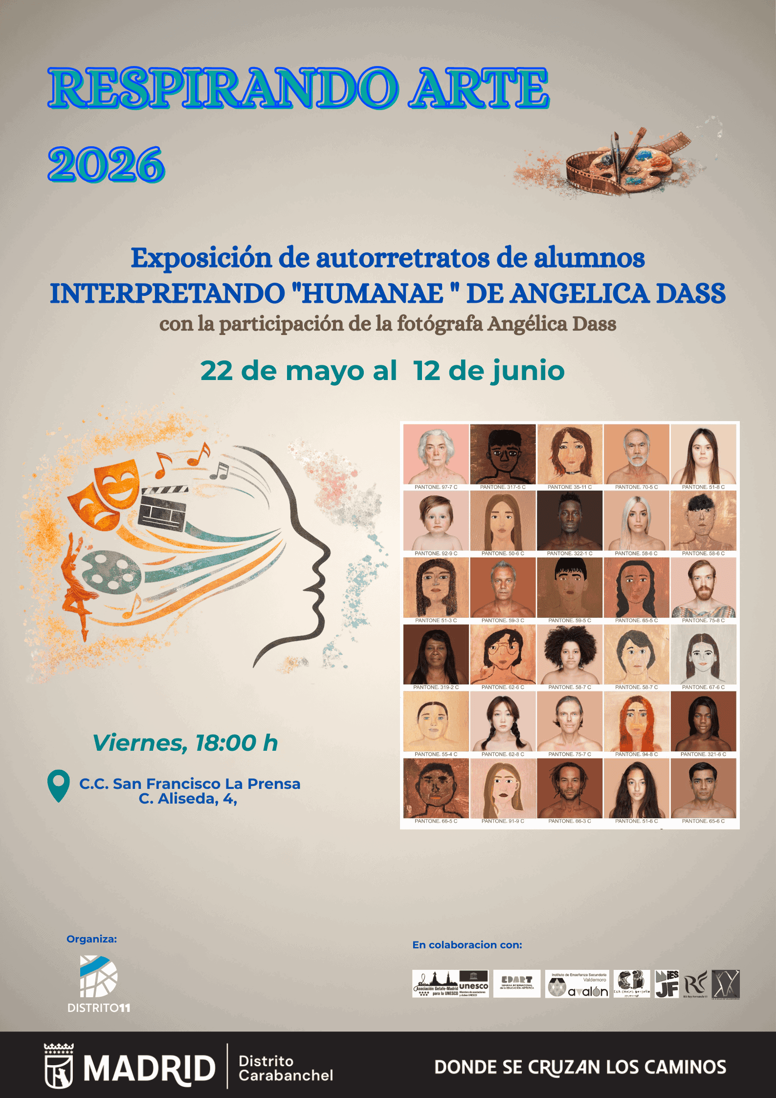 Image for: RESPIRANDO ARTE Exposición: Interpretando «Humanae» de Angélica Dass