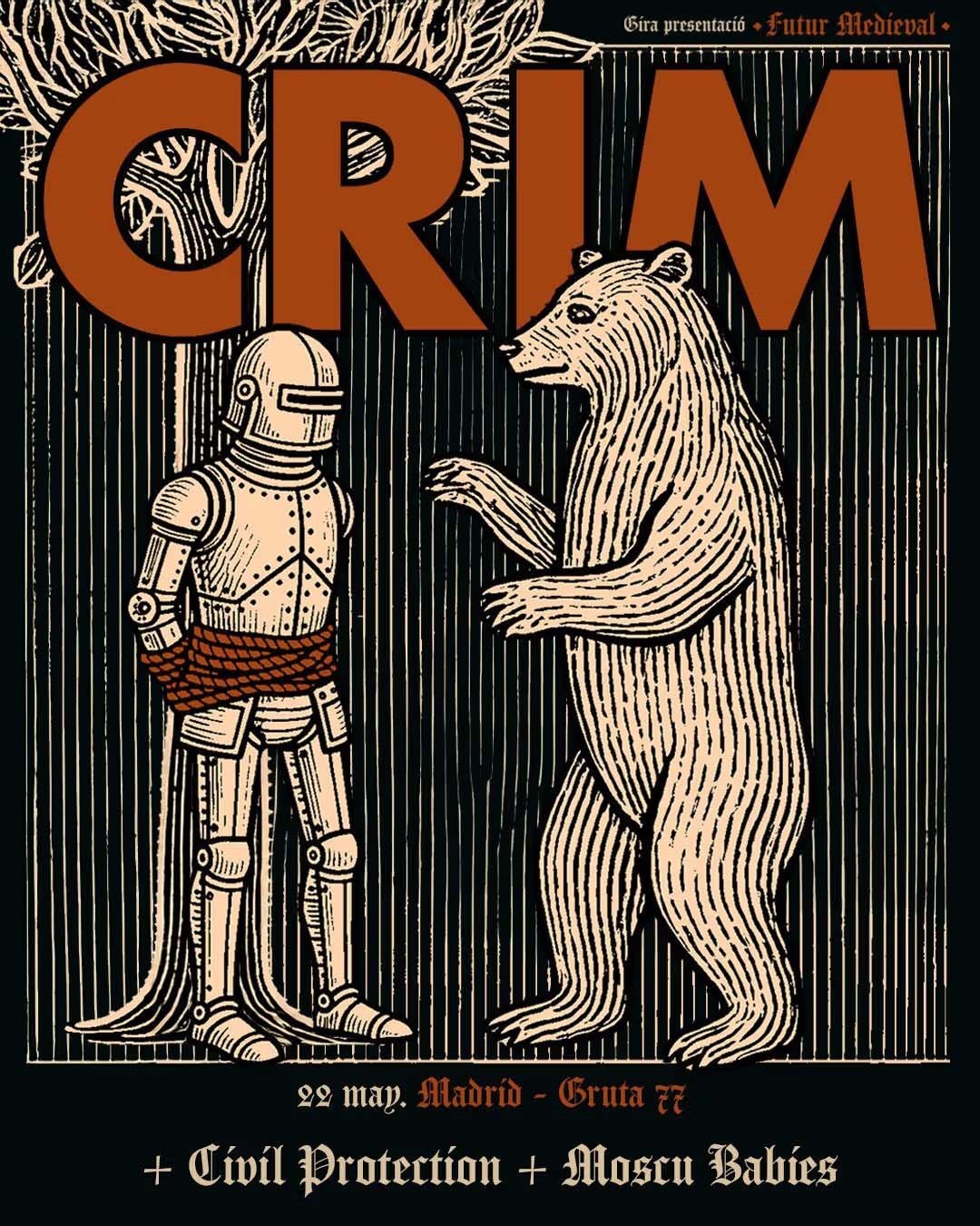 Image for: CRIM + The Civil Protection + Moscú Babies · Punk Rock