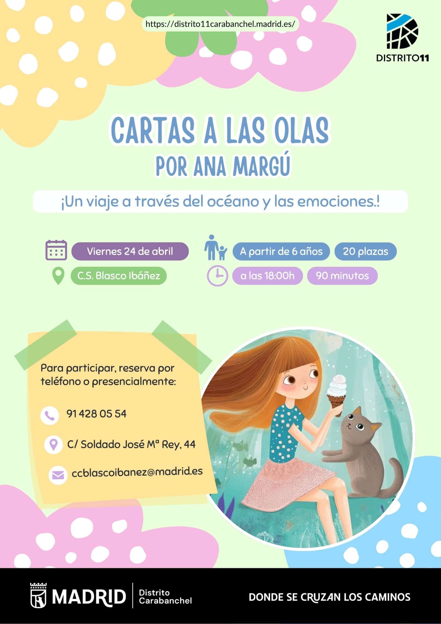 Image for: Cartas a las olas · Cuentacuentos infantil