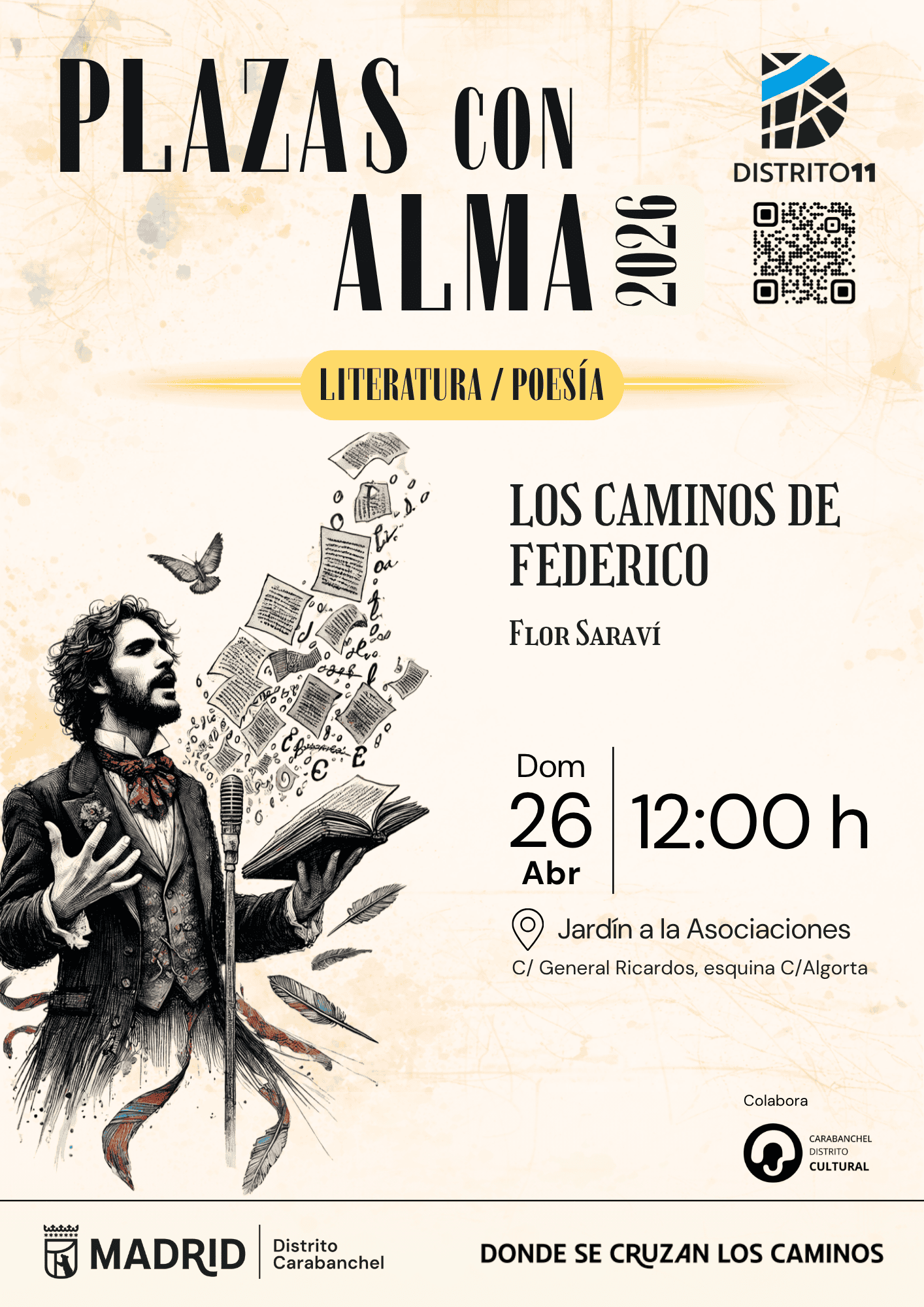 Image for: plazas con alma : Los caminos de Federico