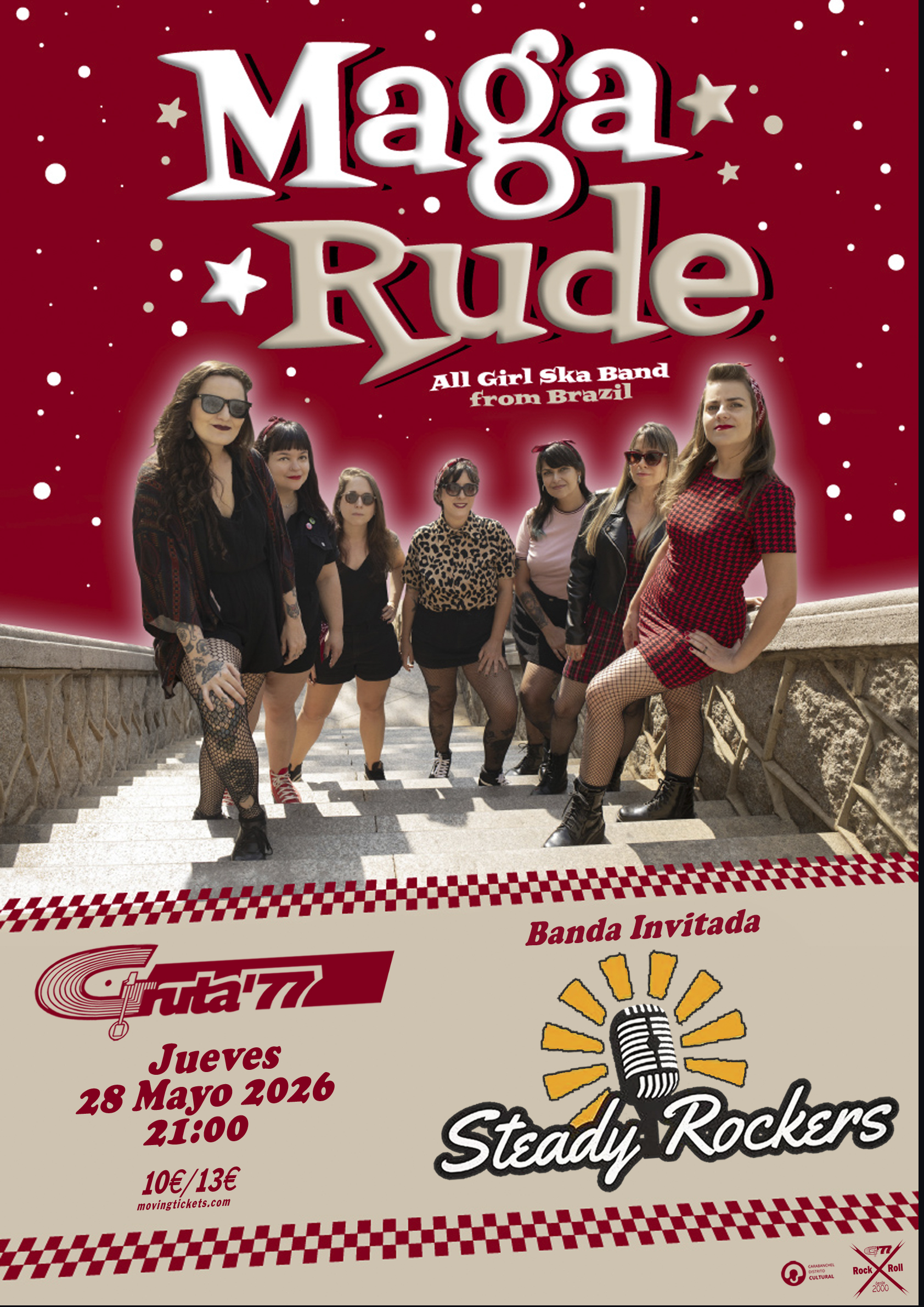Image for: Maga Rude (Brasil) + Steady Rockers · Ska / Reggae