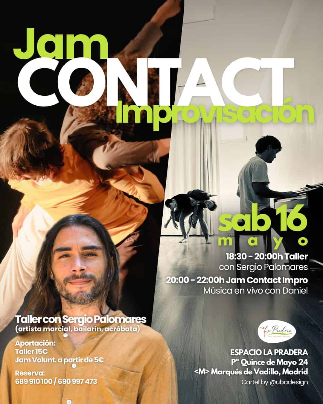 Image for: Contact Impro · Taller y jam de danza