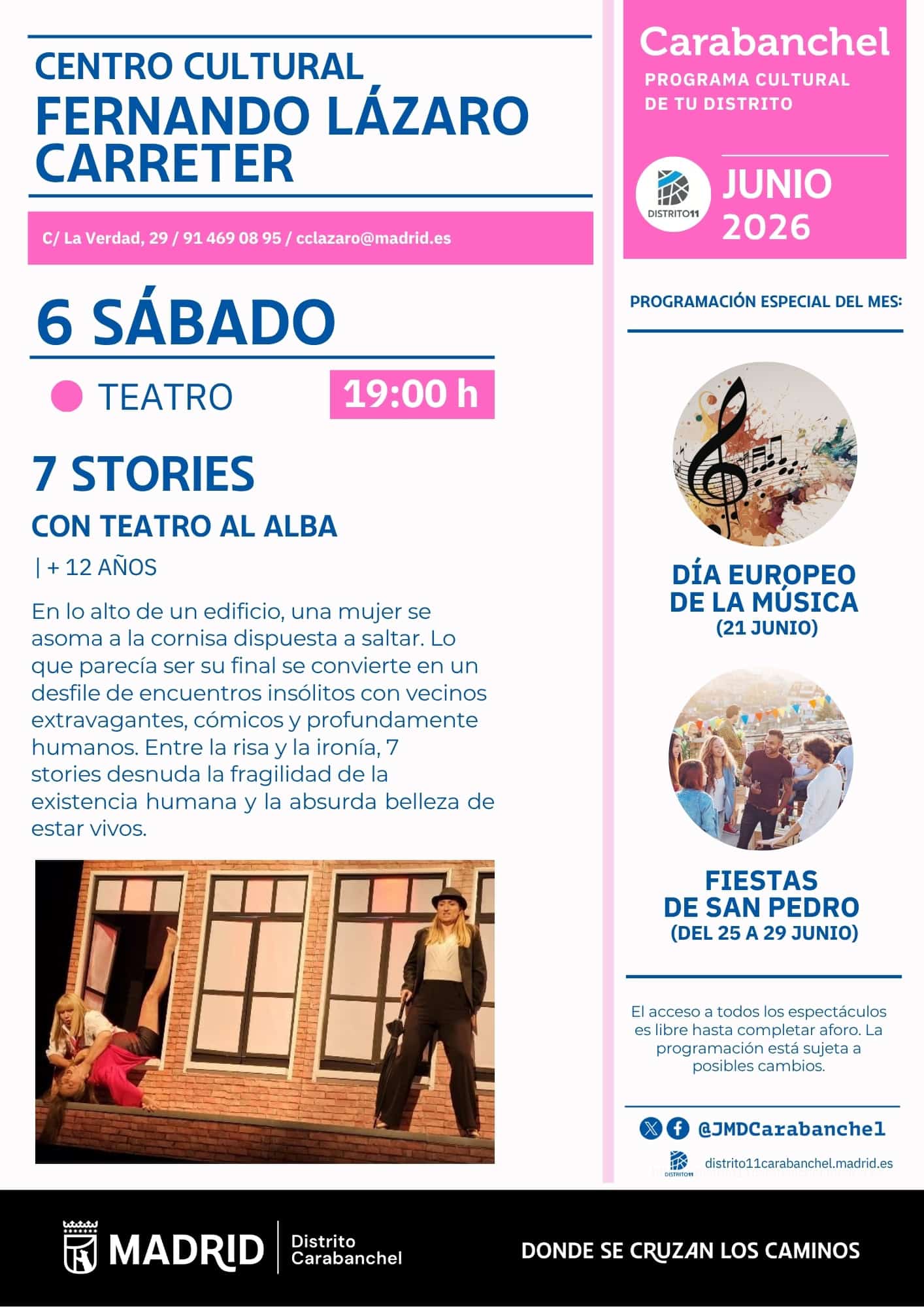 Image for: 7 Stories, con Teatro al Alba