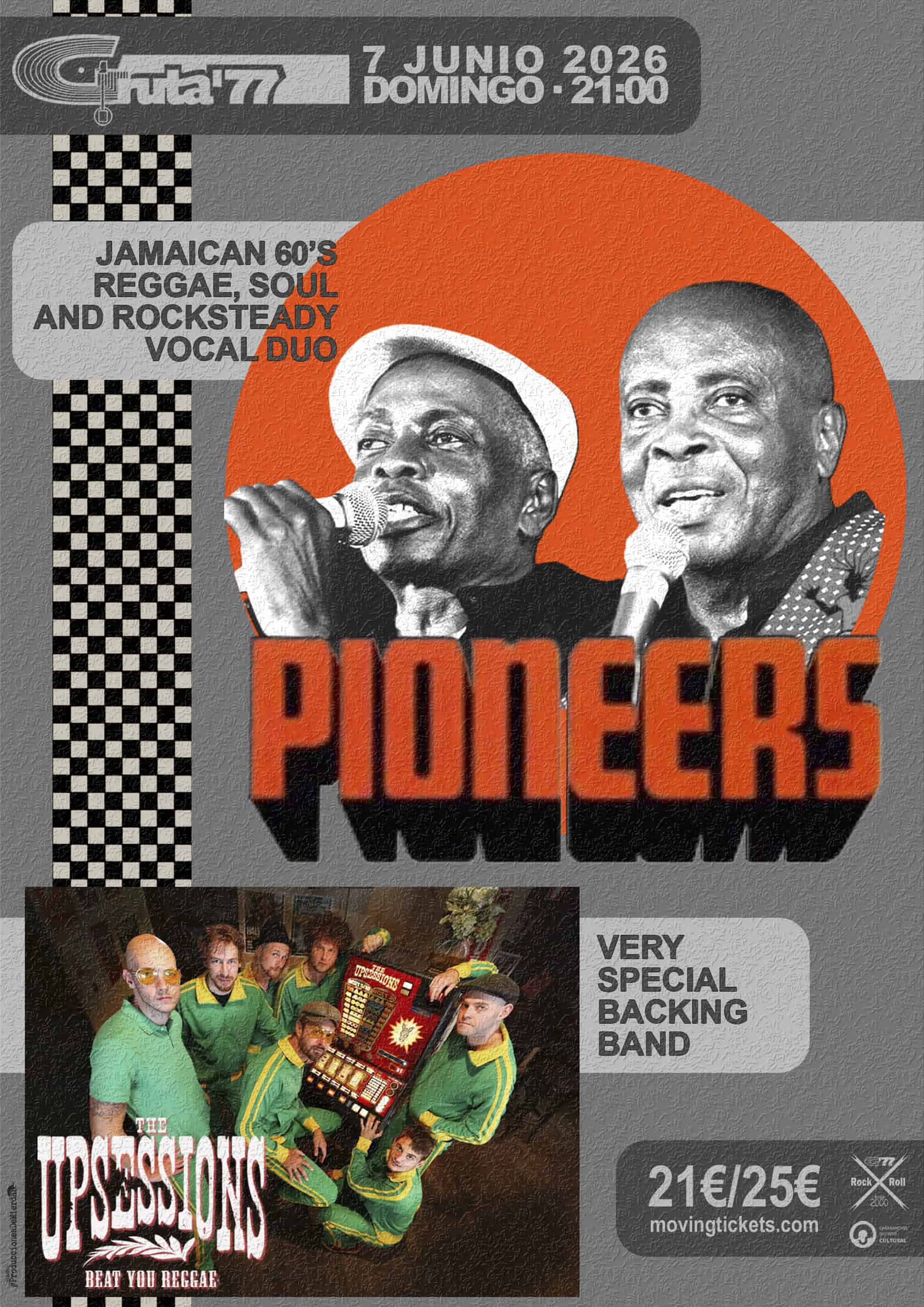 Image for: PIONEERS (JAMAICA) + THE UPSESSIONS (PAÍSES BAJOS)
