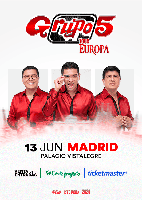 Image for: Concierto de Grupo5 – Tour Europa 2026
