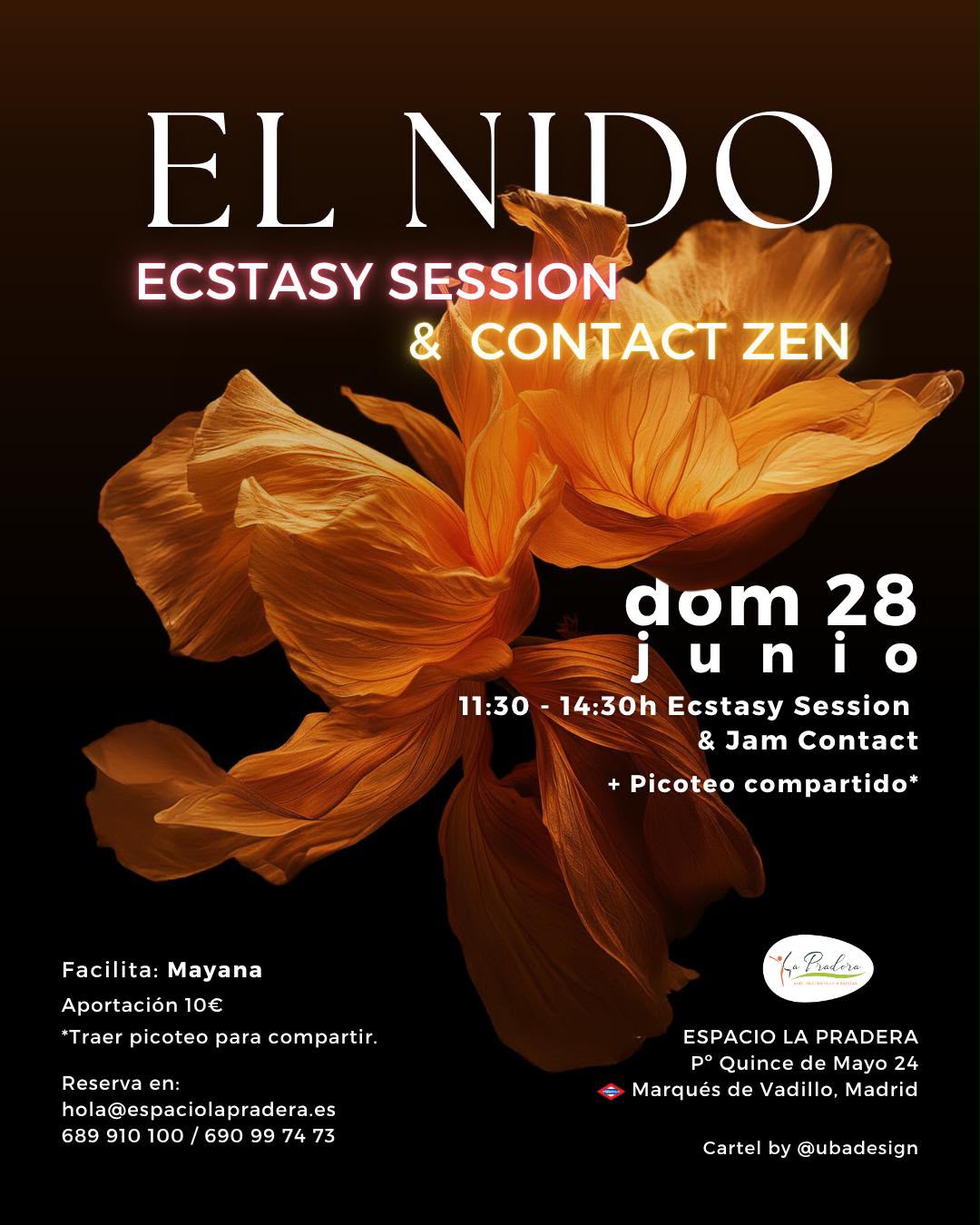 Image for: EL NIDO. Ecstasy Session + Jam Impro Contact Zen