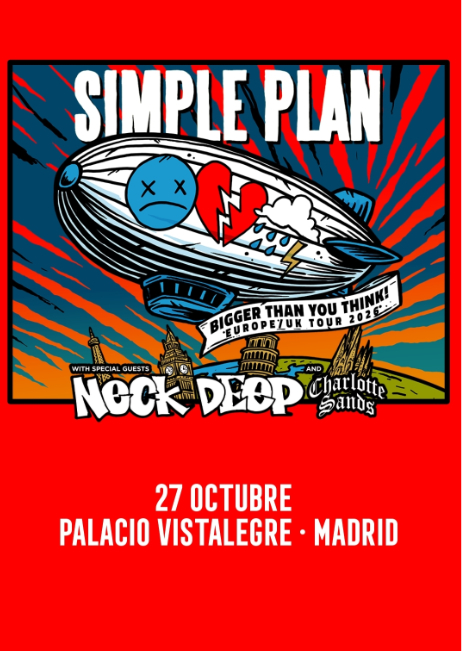 Image for: Concierto de Simple Plan – “Bigger Than You Think! Europe Tour 2026”