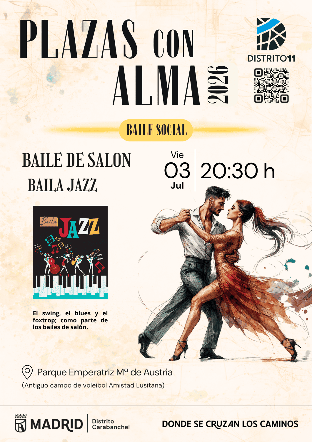 Image for: Plazas con Alma: Baile de Salón – Baila Jazz