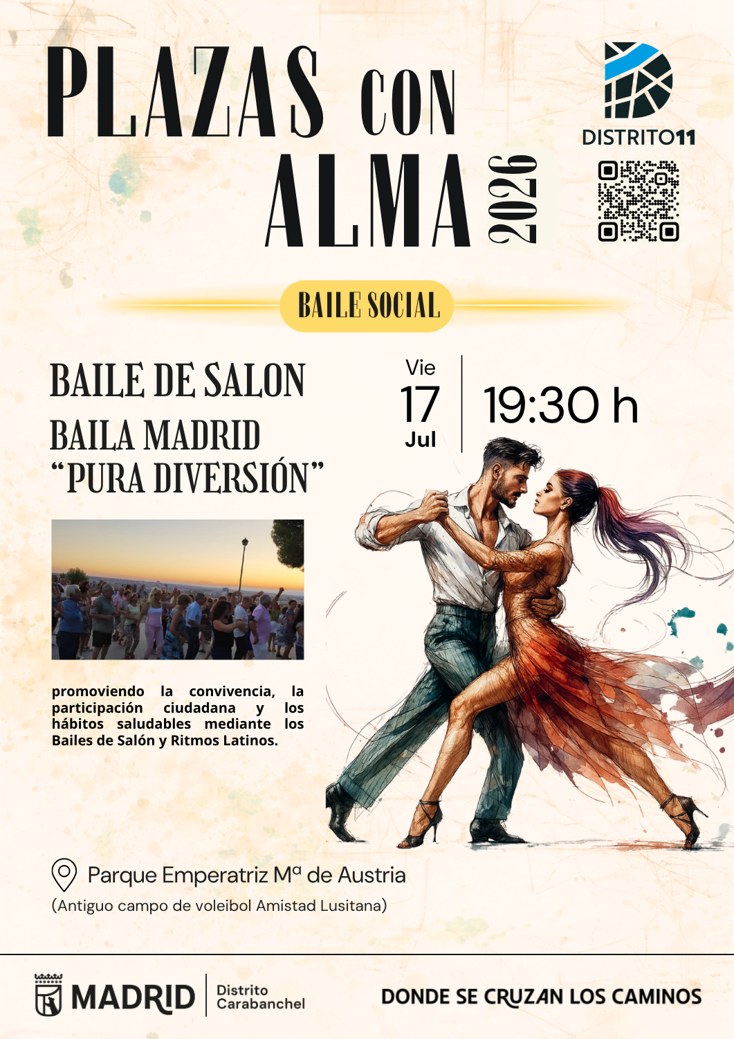 Image for: Plazas con Alma: Baile de Salón – Baila Madrid «Pura Diversión»