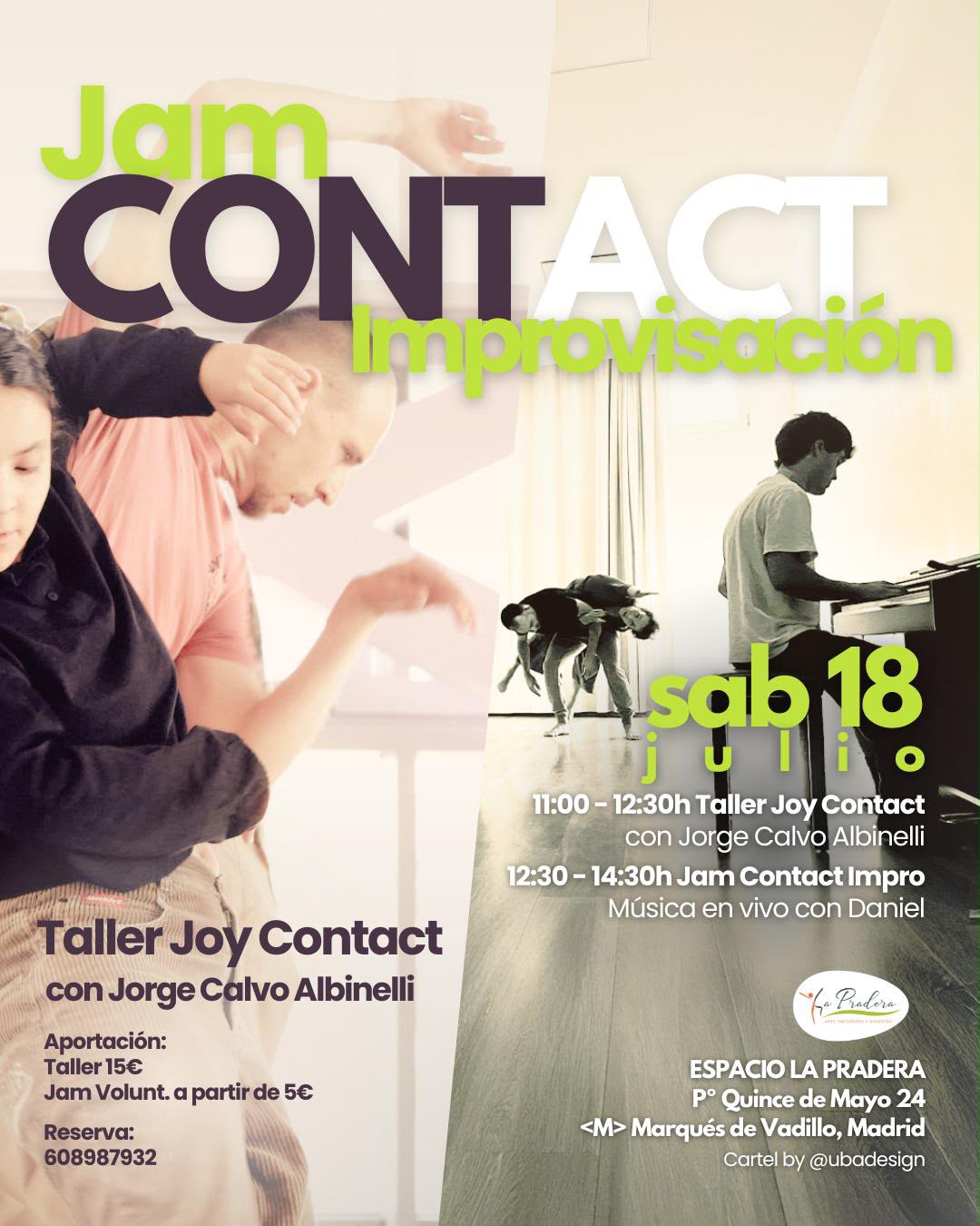 Image for: Taller Contact + Jam Contact Improvisación