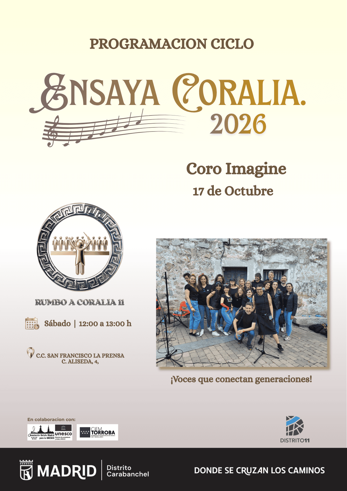 Image for: Concierto del Coro Imagine – Ciclo Ensaya Coralia 2026
