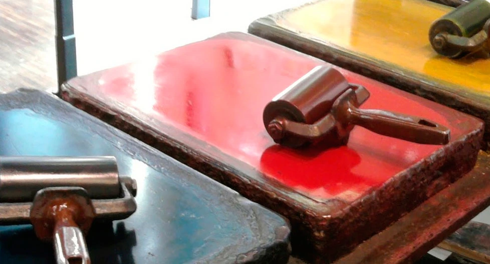Image for: Tras los pasos de Gutenberg. Taller de imprenta tipográfica