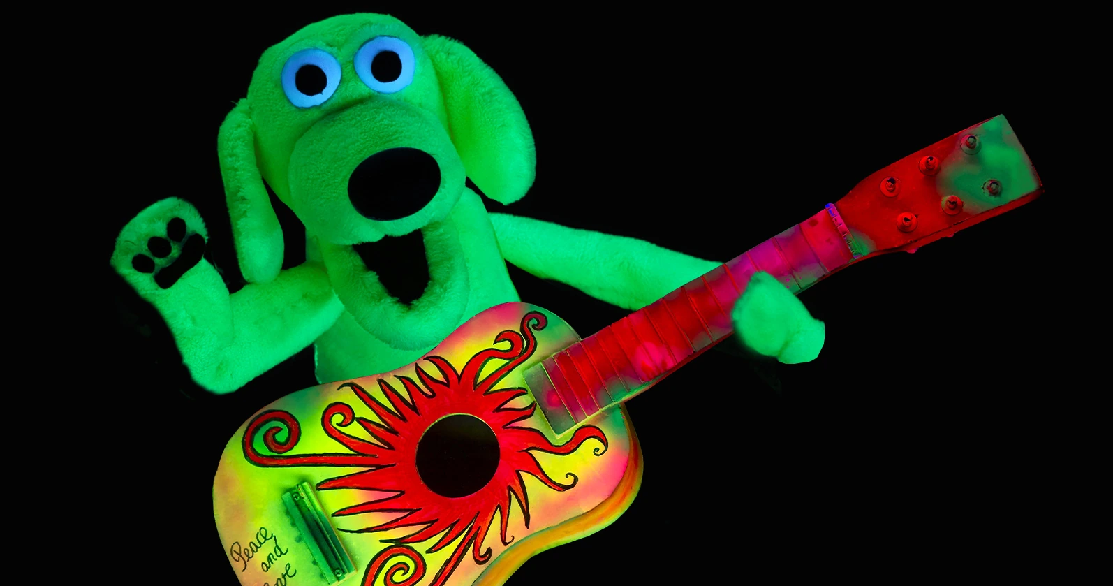 Image for: ¡Guau! El perro verde. Teatro de títeres familiar