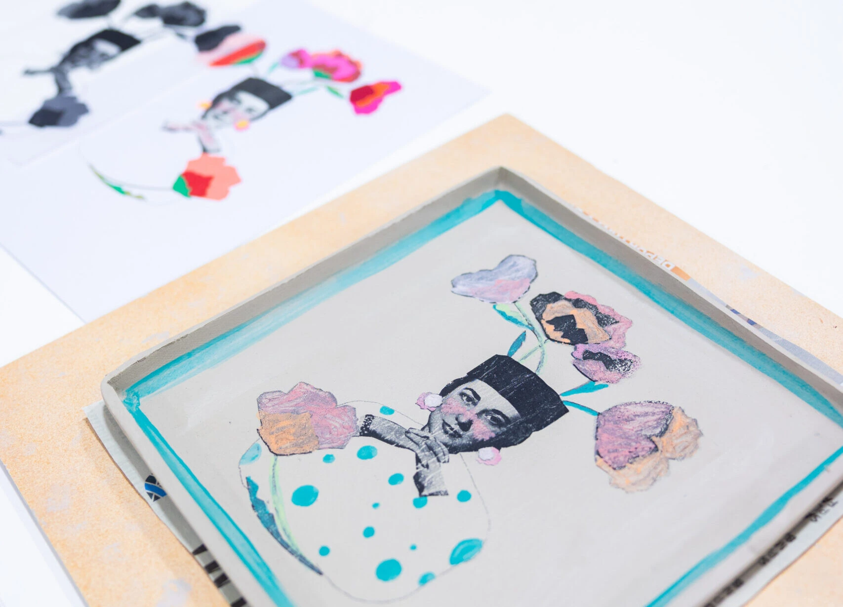 Image for: Del papel al barro | Taller de collage y cerámica