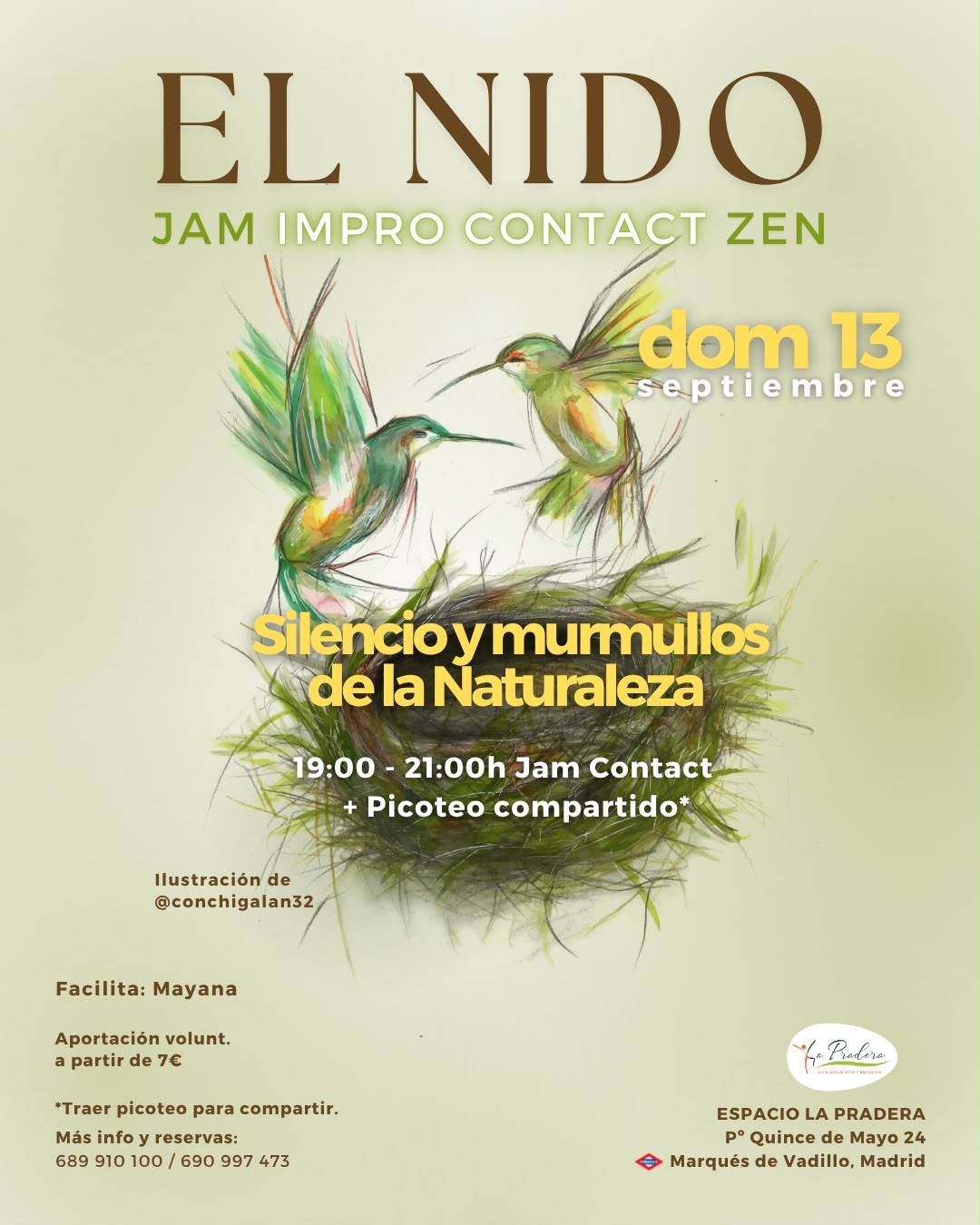 Image for: EL NIDO. Jam Impro Contact Zen