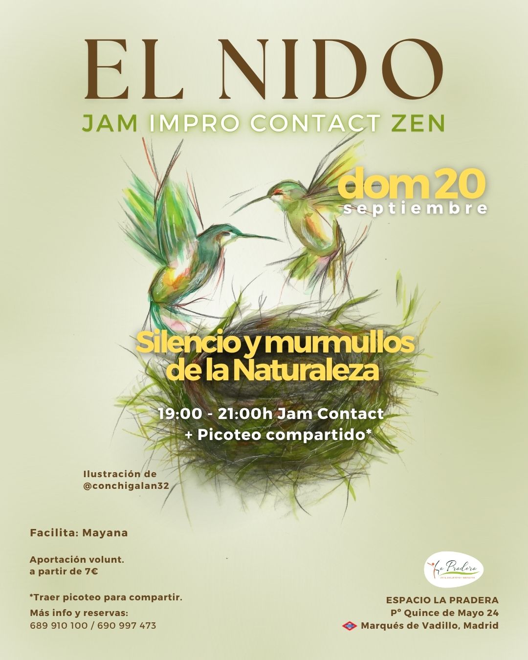 Image for: El Nido. Jam Impro Contact Zen – Danza
