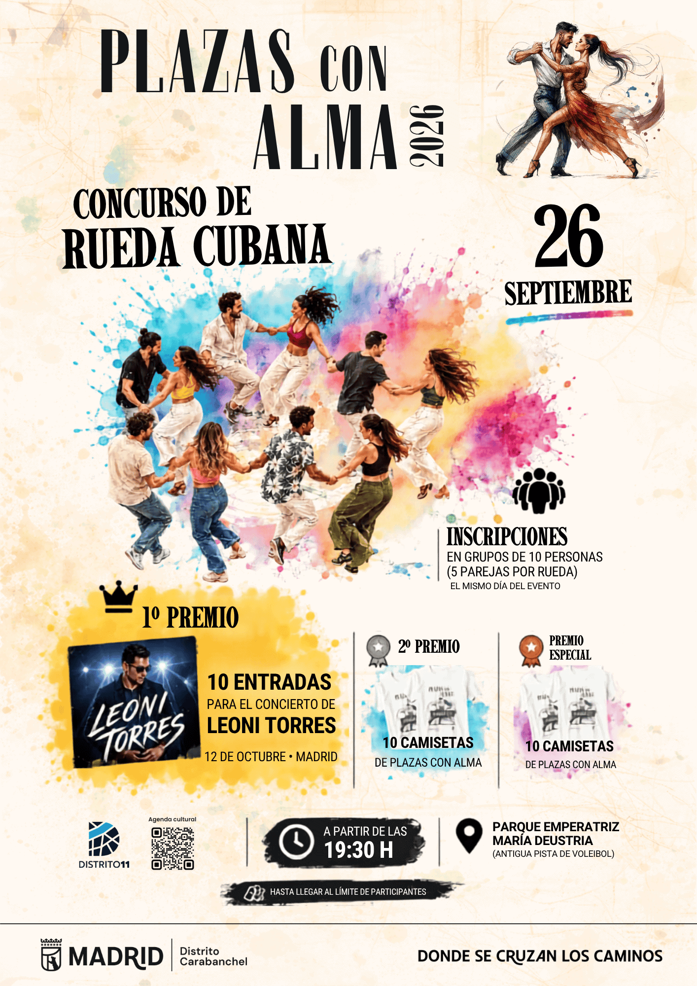 Image for: Plazas con Alma 2026 — Concurso de Rueda Cubana sbk