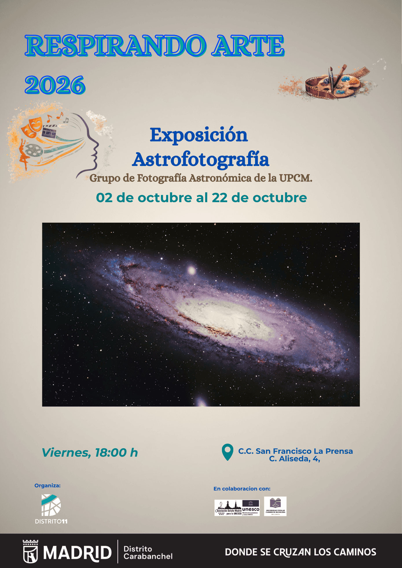 Image for: RESPIRANDO ARTE Exposición: Astrofotografía
